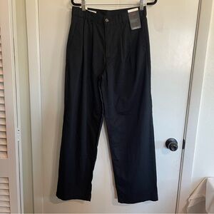 Levi’s Pleated Black Wide-Leg Pants size 26x30